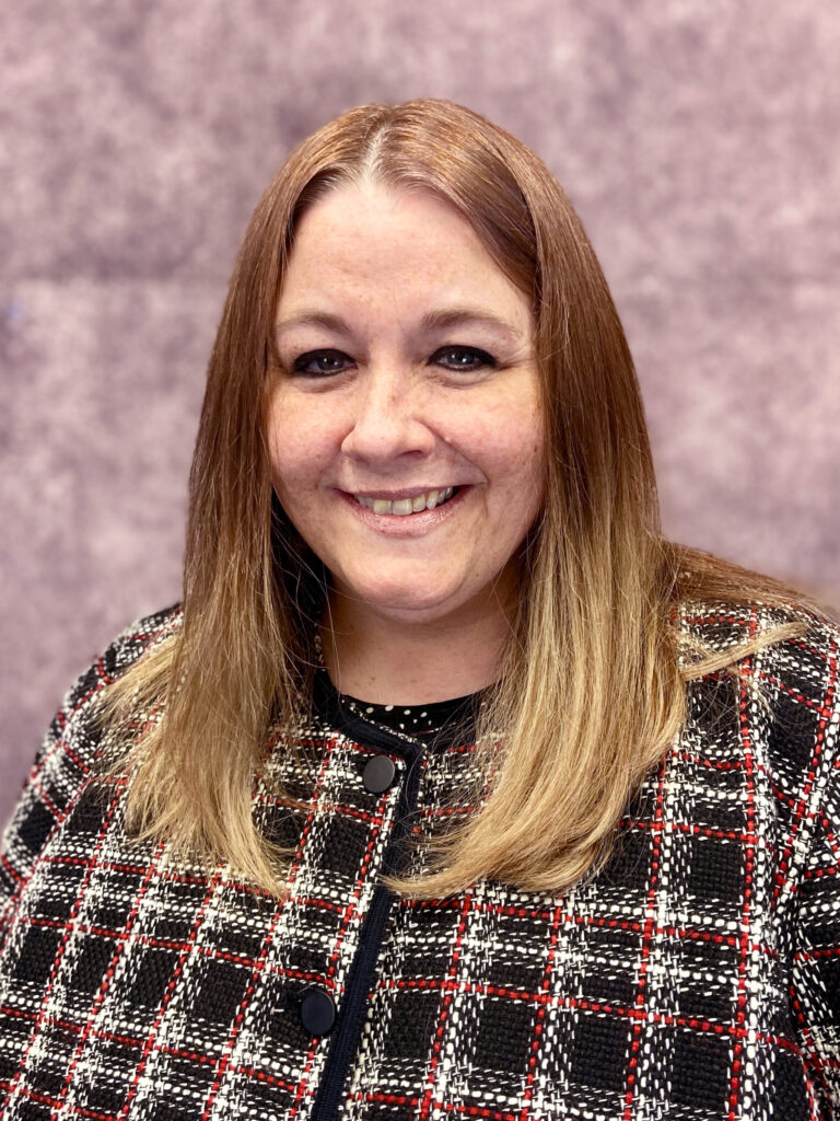 A picture of a woman smiling