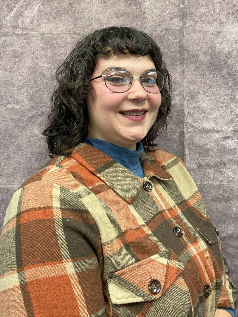 A picture of a woman smiling