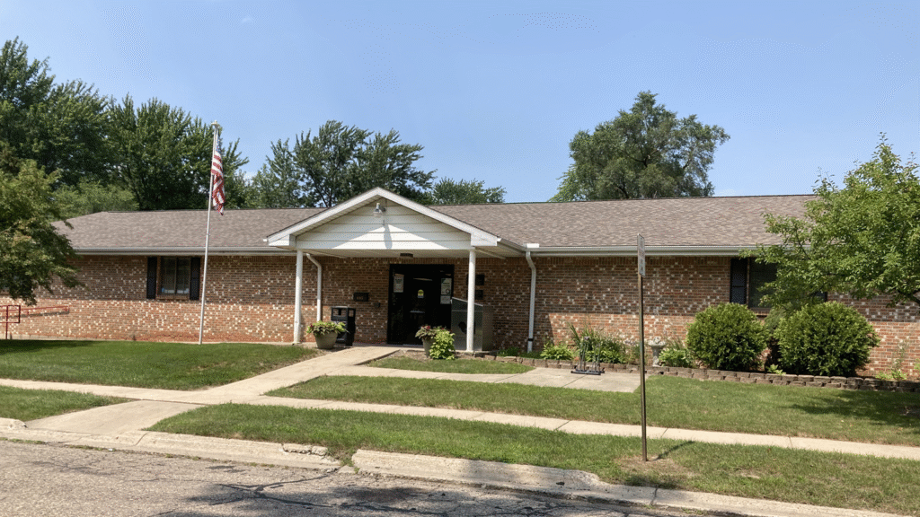 The front of the Mt. Morris Library