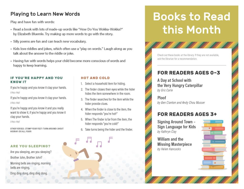 September 2025 page with songs and book recommendations