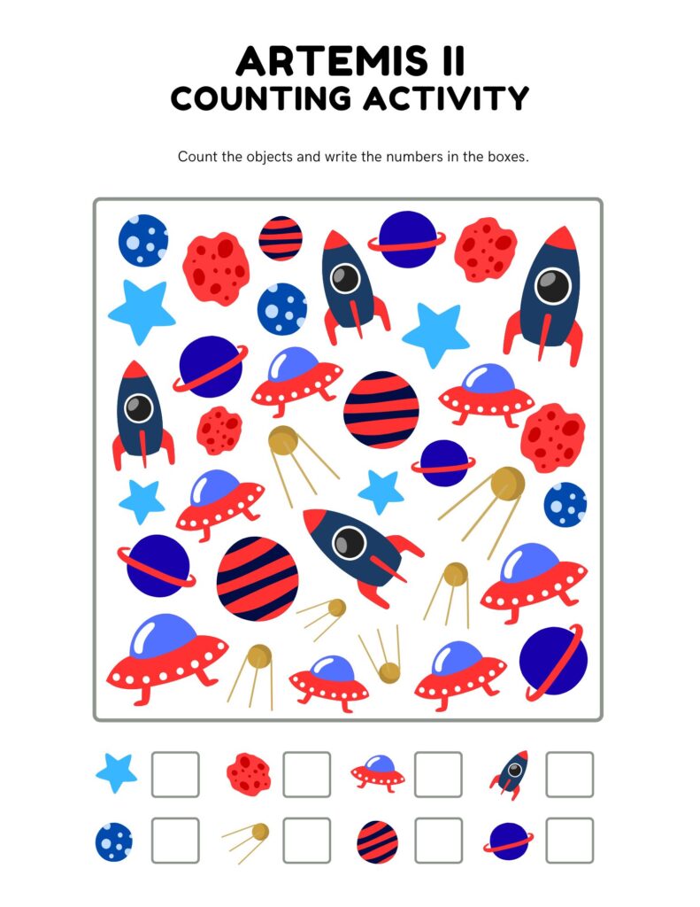 Artemis 2 Counting Activity
