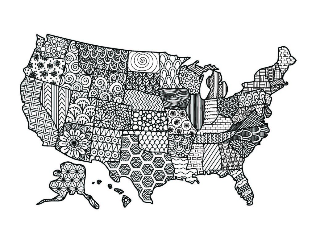 U.S. Coloring Page